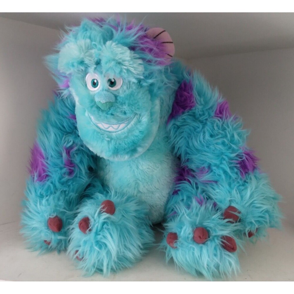 Disney Pixar Plush Sully Monsters Inc Just Play 18" Sullivan Blue Stuffed Animal